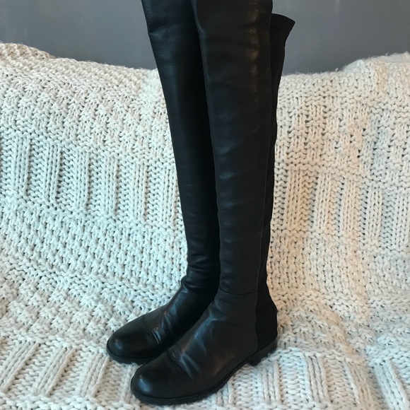 Stuart Weitzman 5050 over the knee boots - Picture 2 of 7